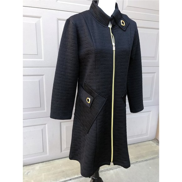 Gorgeous Designer Ubu Black Jacket Coat Medium - Picture 2 of 13